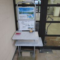 センターハウス入口に道の駅スタンプがあります