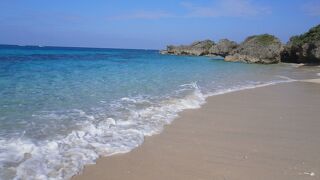 ハート岩があります