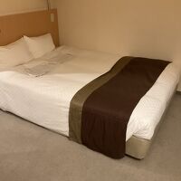 1人だったがセミダブルの部屋だった。