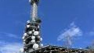 富士山を望める展望デッキ