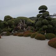 西の端の方の武家屋敷庭園。