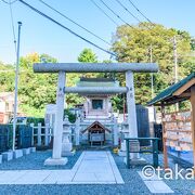 「義公生誕の地(黄門神社)」は水戸駅北口から５～６分ほどのところにあります