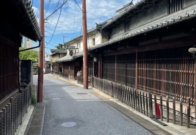 江戸時代の町並みが残っています