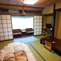 部屋の様子。のんびり過ごすには充分な広さ。