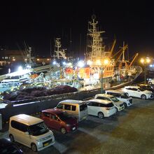 釧路漁港夜景