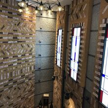 お店の階段は、おしゃれ。