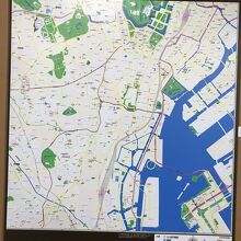 地図で見るとエリアが大きく感じます。