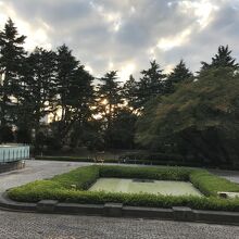 夕日が沈みかけ、綺麗でした。