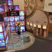 松本市中心部にある時計博物館