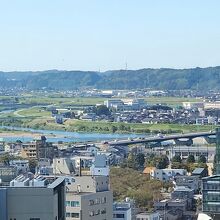 市役所展望台から