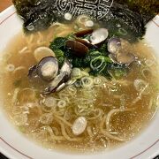 ここでは必ずしじみの塩ラーメン