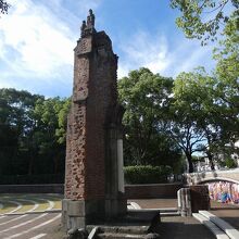 原子爆弾落下中心地碑 のすぐ横に浦上天守堂の跡があります。