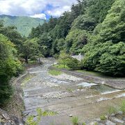 阿多野川の上流にある公園