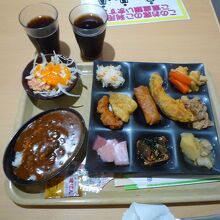 復路　夕食バイキングメニュー１回目