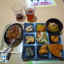 復路　夕食バイキングメニュー２回目