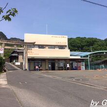 登山口駅の建物