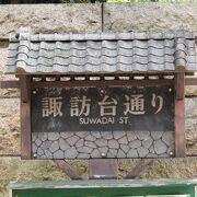 寺院が多く寺町通りのよう