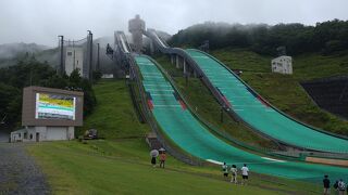 ジャンプ練習を見ることができました