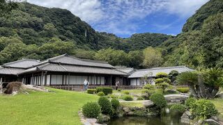 庭園散策と桜島の眺望