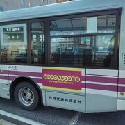 益田市内を中心に走るバス