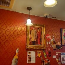 タイ風の店内