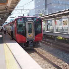 しなの鉄道の物販イベント用車両