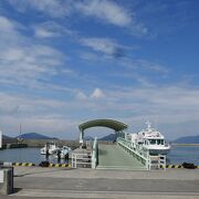 香川の離島粟島へ渡る粟島汽船