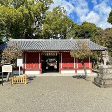 国宝の拝殿です