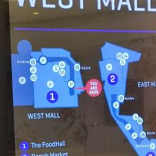 WEST MALL 案内図