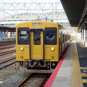 常盤駅付近で海が見えます