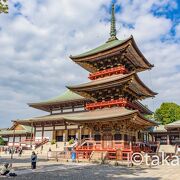 メインの新勝寺や奥にある成田山公園も含めてかなり広い境内です