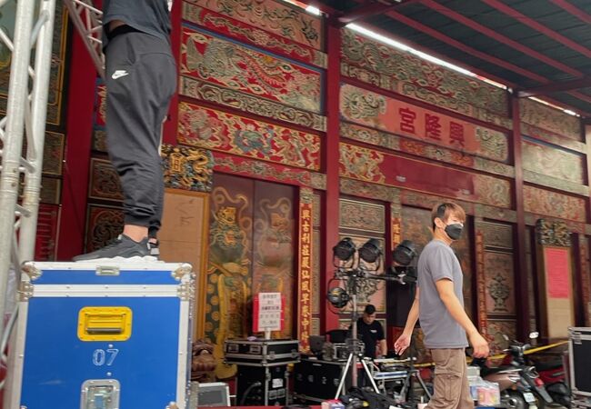 三峡老街にあるお宮