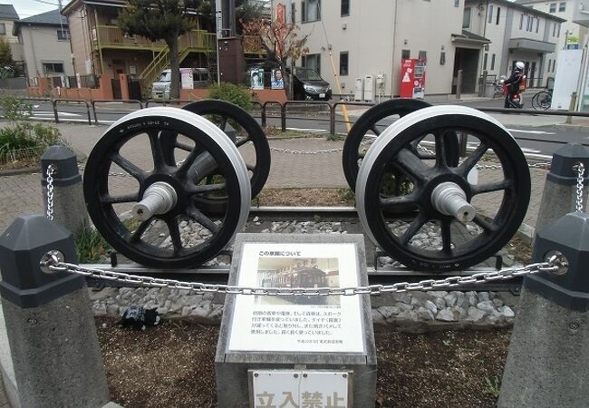 東武鉄道の西新井車庫の跡地にできた公園