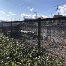 線路の上　ここは電車置き場かも