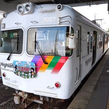 帰りはコチラの電車で松本駅に戻ってきた