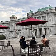 内部は撮影禁止の迎賓館