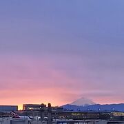 富士山見えました