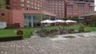 日帰りバスツアーで昼食場所だったホテルのそばにありました。