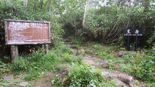 山頂まで約９０分