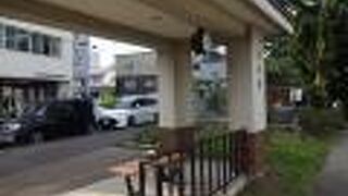 小さな駅です。