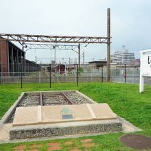 旧門司駅の０哩標跡