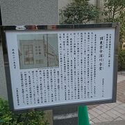 建物は昭和７年に建築された深川食堂を改修したもの