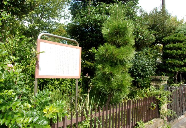 今は説明板がたてられています。