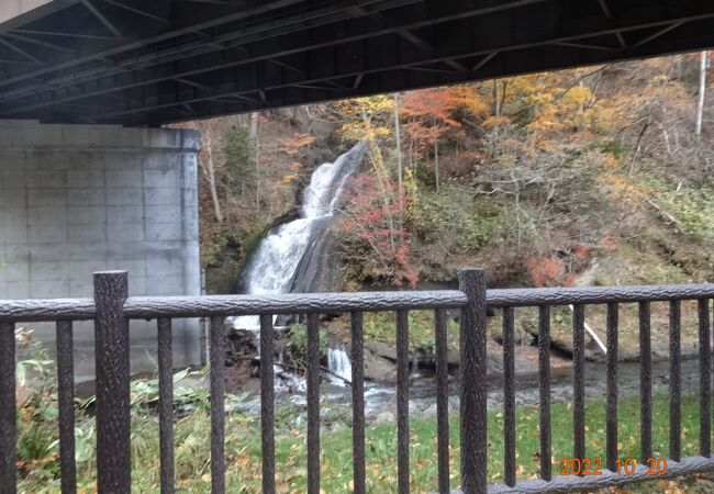 バスツアーで訪問しました。バスを降りてから、道路沿いをかなり歩いて滝を見に行きました。