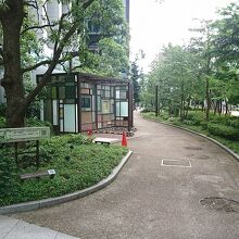 入り口の案内板