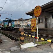 鬼太郎列車が走ってます