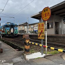 鬼太郎列車が入ってきました