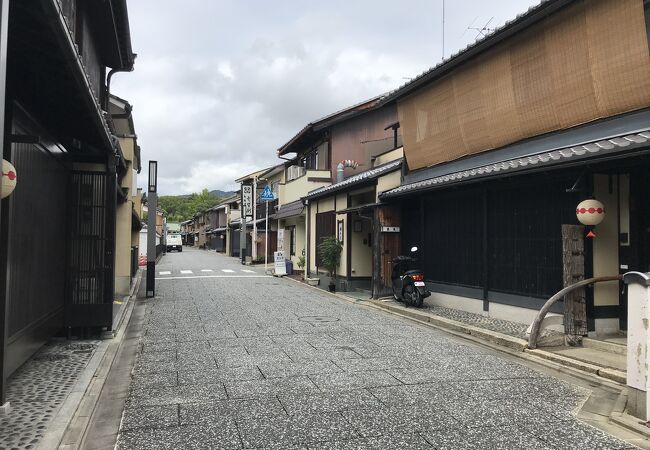 北野天満宮の東隣にある花街