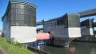 堀切菖蒲水門が架かっていました