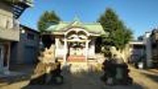 砂町銀座近くの神社